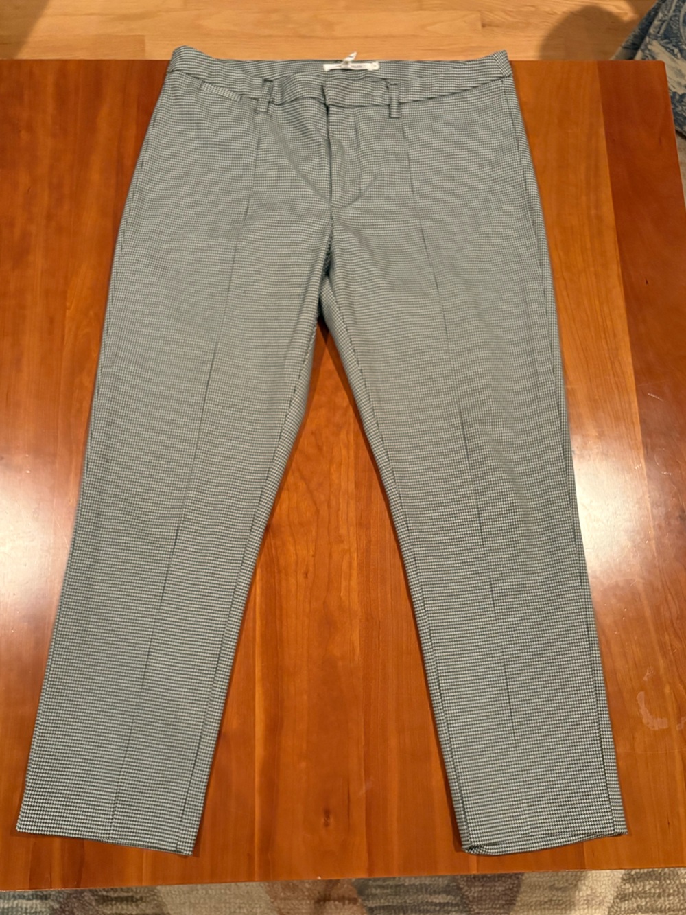 Avec Les Filles Houndstooth Straight leg pants